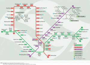 Singapore MRT Map (2006)